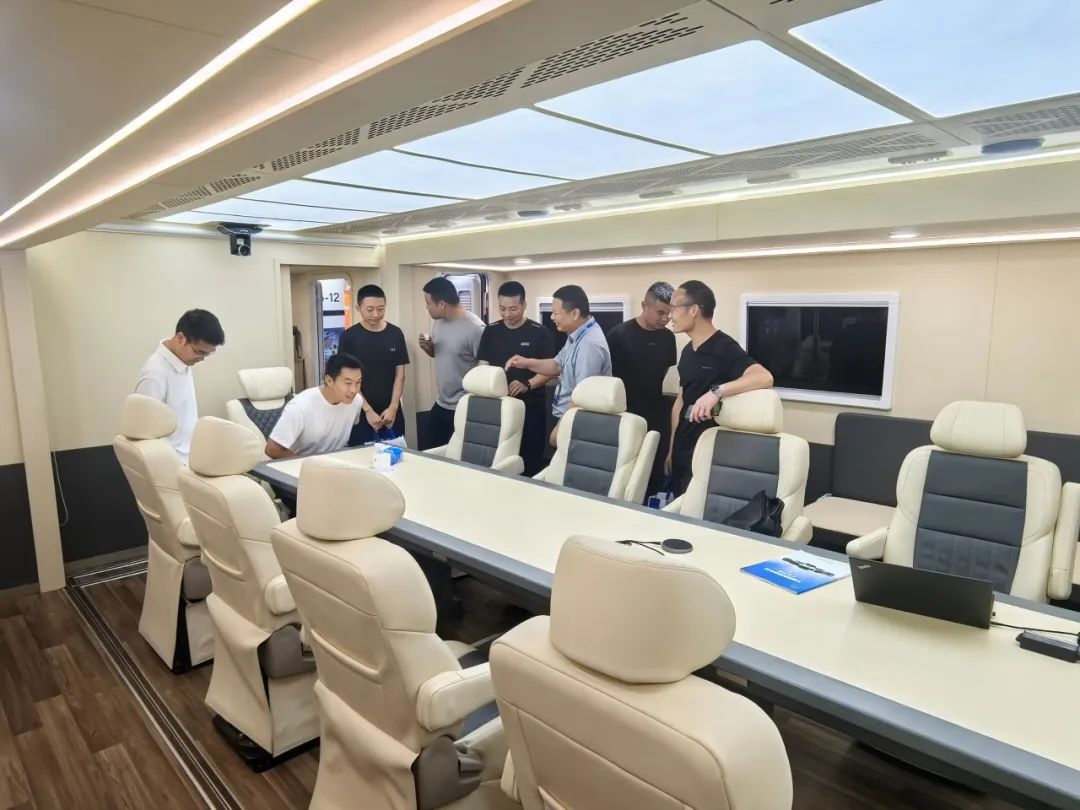 科技赋能应急指挥中枢，幸运彩大型通信指挥车参展第四届长沙国际工程机械展览会